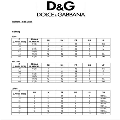 dolce gabbana jeans fashionrep|Dolce & Gabbana jeans size chart.